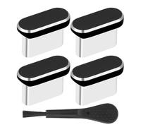 Conector de carga para el polvo - Cubierta del puerto de carga, tapón antipolvo con cepillo para teléfono | Multifuncional 5 en 1 Puerto Protector de polvo para teléfono móvil Tipo C Antipérdida