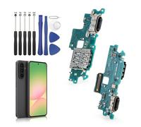Conector de Carga para Samsung Galaxy A56 5G/a566B/a566U Puerto de Carga de Repuesto Compatible con Samsung Galaxy A56 5G Dock Connector con Cable Flex de reparación con Herramientas