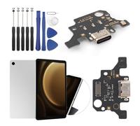 Conector de Carga para Samsung Galaxy Tab A9 Plus 11" 2023 Puerto de Carga de Repuesto Compatible con SM-X210 SM-X215 SM-X216 SM-X218 Dock Connector con Cable Flex de reparación con Herramientas