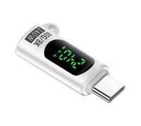 Conector de carga rápida Plug | Pantalla digital USB 4.0 PD 240 W - Conversor de control de carga para PC - Tablet - Adaptador de transferencia de datos de teléfono | USB 4.0 Fast Charger