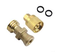 Conector de carretilla elevadora, adaptador de latón para RE7141M, ajuste de válvula de conexión rápida para tanque de propano de 20-43 libras, resistente a fugas para equipos de almacén industrial (D