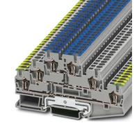 Conector de carril 3 pisos 2,5 mm2 N/L/PE gris ST BE2 3036084