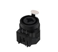 Conector de chasis de montaje en Panel XLR, conector hembra de doble función, conector hembra XLR de 7 pines, ángulo recto, 10 Uds.