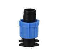 Conector de cinta de goteo de 5/8 pulgadas, divisor en T, acoplamiento de codo, riego por goteo de jardín, manguera de bloqueo extraíble de rosca de 16mm, 2 uds.(A-Endplug-2pcs)