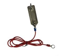 Conector de cinta de valla eléctrica de clip único y doble para uso agrícola para conectar de forma segura cables de cinta y mantener un flujo eléctrico constante para el ganado (clip individual)