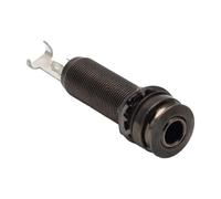 Conector de clavija de salida estéreo de 6,35 mm, compatible con amplificador, carcasa de metal, actualización de guitarra, conectores de conexión de amplificador de guitarra