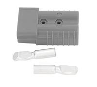 Conector de Clavija SH350 de 350A y 600V, Kit de Conector Rápido de Batería de Alta Corriente de Doble Polo para Coche, Caravana Solar, Carretilla Elevadora de Barco (Gris)