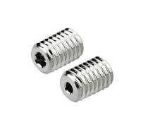 Conector de Cobre de Boquilla CHT de Alto Flujo para Hotend V6 Volcano Compatible con Bloque Calefactor Volcano y Boquilla V6 2 Piezas