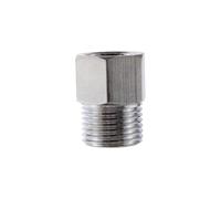 Conector de cobre niquelado roscado M18/22/24mm, adaptador de tubo de ducha de rosca macho de 1/2 "y 3/4", junta de entrada de agua for lavadora(1I2 To M18)