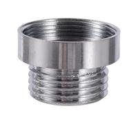 Conector de cobre niquelado roscado M18/22/24mm, adaptador de tubo de ducha de rosca macho de 1/2 "y 3/4", junta de entrada de agua for lavadora(1I2 To M22)