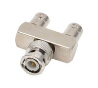 Conector de Cobre Puro BNC de Tres VíAs un Macho A Dos Hembras Tipo y BNC Macho A Hembra BNC-JKK Adaptador de RF