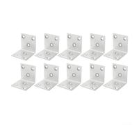 Conector de código de soporte de esquina de acero inoxidable de 90 grados para soporte de muebles, proporcionando una fuerte fijación en ángulo recto para estantes y refuerzo de estructura de armario
