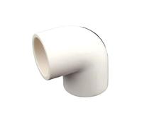 Conector De Codo 90 Grados, 5 Unids/lote 20 Mm ~ 50 Tubería PVC Conectores Agua for Jardín Accesorios for Sistema Riego Adaptador Fuente Cuadrada for Tanque Acuario(White Elbow,40mm)