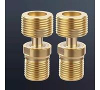 Conector de codo de ducha de latón ajustable con rotación de 360 grados y ajuste de longitud entre 110 mm y 190 mm para sistemas de ducha estándar (4)