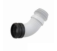 Conector de codo de residuos higiénico wc flexibles universal gama flexible de plástico 90 / 110mm