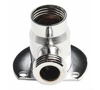 Conector de codo de rosca recta IPS G1/2 para instalación de válvula de ducha expuesta, soporta línea de agua fría y caliente para aplicaciones de baño al aire libre