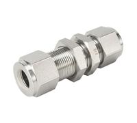 Conector de compresión de doble virola, Unión de mamparo de acero inoxidable 316, 1/8, 1/4, 3/8, 1/2, 6 y 8mm, accesorio de tubería de Gas, 1 Uds.(14 mm LOK)