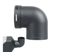 Conector De Conducto De Aire Para Automóvil: Junta Angular De 2,36/3 Pulgadas, PC Negro, Tubo De Codo De 90 Grados Para Calentador De Estacionamiento Diésel | Salida De Aire De Fácil Instalac