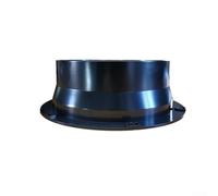 Conector de conducto de brida cuadrada de plástico ABS adecuado para manguera de 100 250 mm de diámetro, diseñado para reducir la resistencia al viento en instalaciones de ventiladores extractores