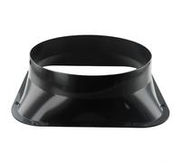 Conector de conducto de plástico ABS de brida cuadrada para manguera de diámetro de 100-300 mm diseñado para minimizar la resistencia al viento en sistemas de ventilación (100 #)