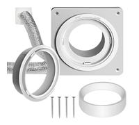 Conector de conducto de secadora: conector de ventilación de secador, kit de acoplamiento de ventilación de secador | Conector de extensión de manguera ABS, accesorios de manguera de secadora