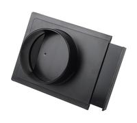 Conector de conducto de ventilación de 100 mm, adaptador de manguera ABS | El diseño de válvula de tres vías te da un control preciso del flujo de aire para maximizar la e succión en tu