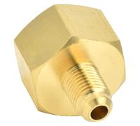 Conector de convertidor de soda W21 a 1/4 para R32 R134A, material de latón, rendimiento estable, 1 adaptador de soda, adecuado para refrigeradores y aire acondicionado