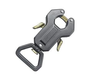 Conector de Correa para Mascotas, Abrazadera sólida, fiable, bisagra de Metal Fuerte para Perros, Carreras de Fitness, Senderismo de, Adaptador de arnés Seguro, Hebilla portátil para Viajes