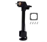Conector de depósito de combustible para barco con medidor de combustible integrado y ajuste de medidor para motor externo fuera de borda de 12L/24L, tanques de combustible marino compatibles con