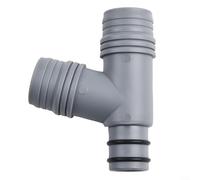 Conector de desbordamiento de fregadero de cocina de plástico PP con goma para anillo, junta de conversión de orificio de desbordamiento para fontanería de conexión rápida, (A)