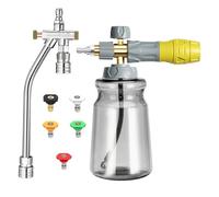 Conector de doble conector - herramienta de 4000 psi en espuma diaria, aplicado al lavado de coches ergonómicos para Det | de espuma saker, conector doble a sch