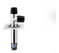 Conector de drenaje de lavadora de acero inoxidable con doble salida para fregadero y secadora, diseño antireflujo, ABS resistente a la corrosión y construcción de metal, gris oscuro (C)