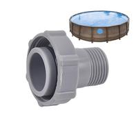 Conector de drenaje de piscina, accesorios de manguera de conector de drenaje Id1.5 pulgadas, a prueba de fugas, drenaje eficiente, accesorios de piscina para tubería de jardín y parte inferior de la