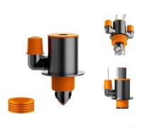 Conector de drenaje de tres vías de acero inoxidable para lavadora, adaptador sellado en forma de Y con anillos de silicona que evita el reflujo y ajuste ajustable para múltiples tamaños de tubería (A