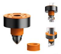 Conector de drenaje de tres vías de acero inoxidable para lavadora sellado adaptador en forma de Y con anillos de silicona que evita el reflujo y ajuste ajustable para múltiples tamaños de tubería (H)