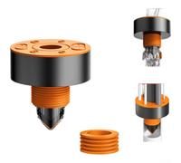 Conector de drenaje de tres vías de acero inoxidable para lavadora sellado adaptador en forma de Y con anillos de silicona que evita el reflujo y ajuste ajustable para múltiples tamaños de tubería (G)