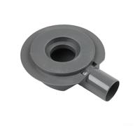 Conector de drenaje europeo de PVC con diseño de base de brida para instalaciones de drenaje de suelo de azulejos con tubos de 50 mm o 100 mm (40 mm)