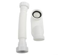 Conector de drenaje P Trap para sistemas de drenaje de bañera con compatibilidad de rosca G1-1/2 pulgadas y extensión de manguera ajustable