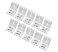 Conector de empalme de tira LED 10PCS 2PIN tipo para cinta LED de 10mm que apoya la integración con sistemas comunes del conductor