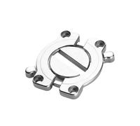 Conector de empalme mesa, bisagras plegables for muebles, bloqueo hebilla, combinación escritorio, sujetadores tablero madera, 1 ud(Zinc alloy)