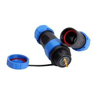 Conector de Enchufe de Aviación SP21 IP68 Impermeable Conector de Aviación de 2 Pines Enchufe de Aviación Conector en Línea 1.00V