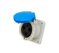 Conector de enchufe for industria aeronáutica de 3 pines y 63 A IP44(Concealed socket IP44)