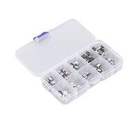 Conector de Enchufe Hembra Micro MINI USB de 100 Piezas, Conector USB con Caja de Almacenamiento Portátil para Productos Digitales de Electrodomésticos