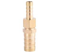 Conector de enchufe reductor de púas de latón Accesorio de latón duradero de primera calidad Reductor de de púas para manguera para mantenimiento de tuberías y conexiones de (8-16mm)