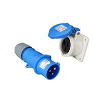 Conector de enchufe y toma for industria aeronáutica de 3 núcleos y 16 A 281TYP231/2601/2801(Plug concealed straight socket)