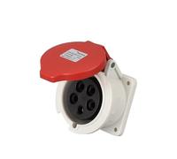 Conector de enchufe y toma for industria aeronáutica de 5 núcleos y 32 A 6823TYP285/2823/5823(Concealed straight socket TYPR5823)