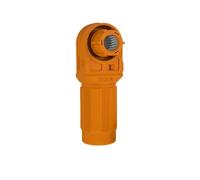 Conector de energía alto voltaje un solo núcleo 12 mm, tipo tuerca, 250 ~ 400 A, conector for chasis comunicación industrial y comercial(250A 400A Orange nut plug)