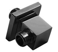 Conector de entrada de ducha de acero resistente al deslustre con codo cuadrado con rosca estándar para una fácil instalación y diseño denso