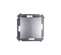 Conector de escalera doble con retroiluminación DW6/2L.01/43