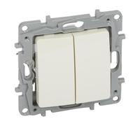 Conector de escalera NILOE doble 10 AX crema 764602